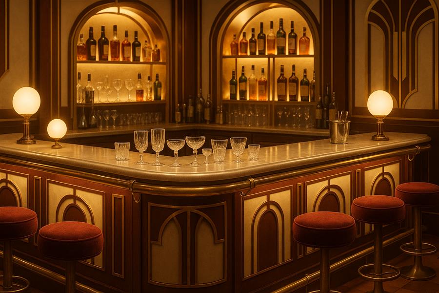 Bar w salonie gier